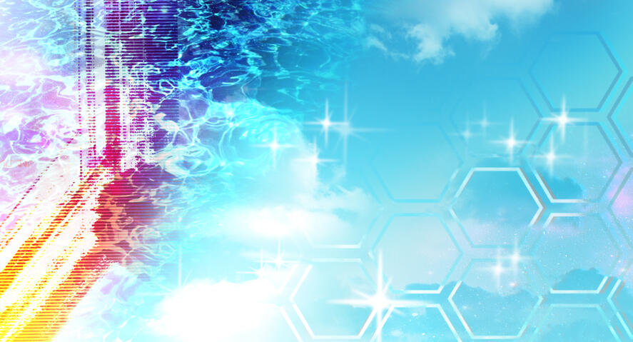 One of two background graphics created by D Barenzu for Tri.