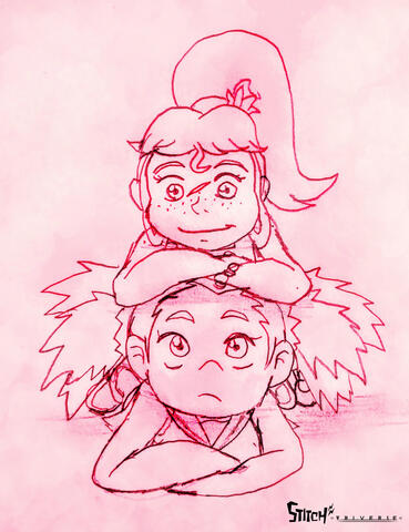 A recent sketch of the Ueharas by D Barenzu.