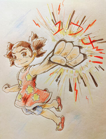 Imaishi-esque Kamihara, by D Barenzu.