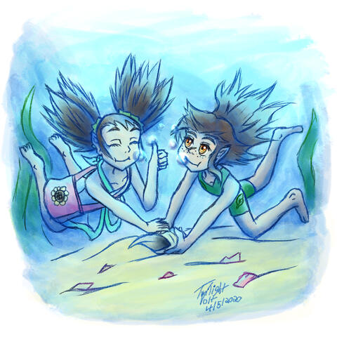 The second of two Ueharas&#39; commissions, by TwilightVolt